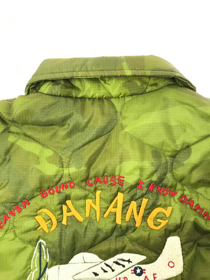【中古品】【メンズ】 TAILOR 東洋 テーラー トウヨウ VIETNAM JACKET TT11594 ベトナム ジャケット 福×DANANG ベトジャン スカジャン 145-261017-ty-09-tagh サイズ：L カラー：グリーン/ブルー 万代Net店