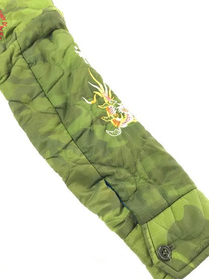 【中古品】【メンズ】 TAILOR 東洋 テーラー トウヨウ VIETNAM JACKET TT11594 ベトナム ジャケット 福×DANANG ベトジャン スカジャン 145-261017-ty-09-tagh サイズ：L カラー：グリーン/ブルー 万代Net店
