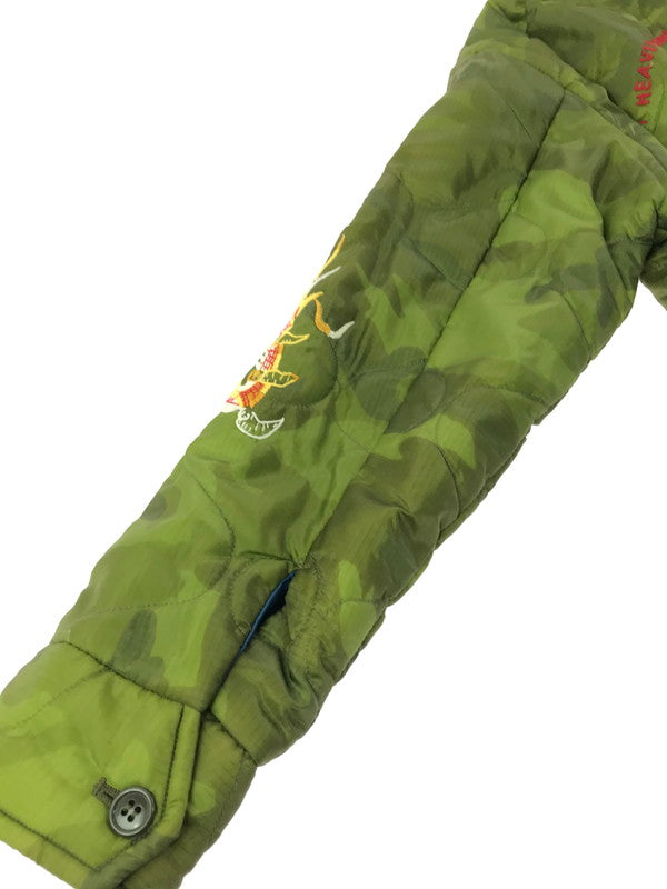 【中古品】【メンズ】 TAILOR 東洋 テーラー トウヨウ VIETNAM JACKET TT11594 ベトナム ジャケット 福×DANANG ベトジャン スカジャン 145-261017-ty-09-tagh サイズ：L カラー：グリーン/ブルー 万代Net店