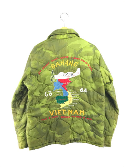 【中古品】【メンズ】 TAILOR 東洋 テーラー トウヨウ VIETNAM JACKET TT11594 ベトナム ジャケット 福×DANANG ベトジャン スカジャン 145-261017-ty-09-tagh サイズ：L カラー：グリーン/ブルー 万代Net店