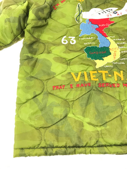 【中古品】【メンズ】 TAILOR 東洋 テーラー トウヨウ VIETNAM JACKET TT11594 ベトナム ジャケット 福×DANANG ベトジャン スカジャン 145-261017-ty-09-tagh サイズ：L カラー：グリーン/ブルー 万代Net店
