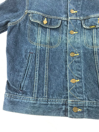 【中古品】【メンズ】 LEE リー 80'S USA DENIM JACKET 220-2647 PATD-153438 80年代 USA製 デニム ジャケット 146-261017-ty-04-tagh サイズ：40 カラー：インディゴ 万代Net店
