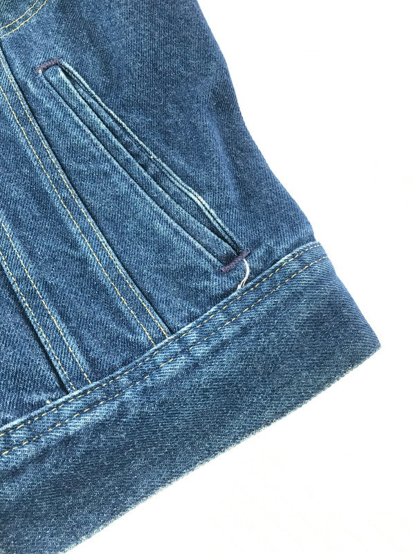 【中古品】【メンズ】 LEE リー 80'S USA DENIM JACKET 220-2647 PATD-153438 80年代 USA製 デニム ジャケット 146-261017-ty-04-tagh サイズ：40 カラー：インディゴ 万代Net店