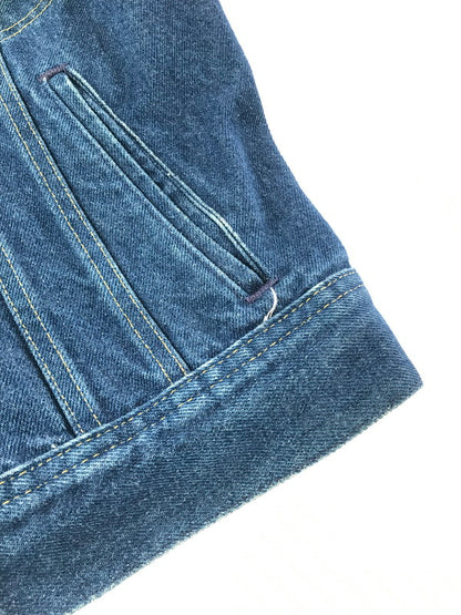 【中古品】【メンズ】 LEE リー 80'S USA DENIM JACKET 220-2647 PATD-153438 80年代 USA製 デニム ジャケット 146-261017-ty-04-tagh サイズ：40 カラー：インディゴ 万代Net店
