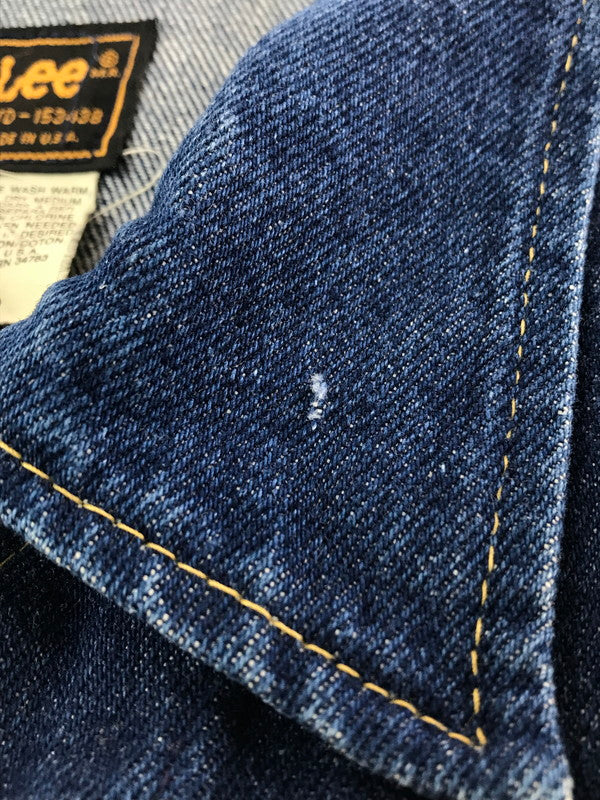 【中古品】【メンズ】 LEE リー 80'S USA DENIM JACKET 220-2647 PATD-153438 80年代 USA製 デニム ジャケット 146-261017-ty-04-tagh サイズ：40 カラー：インディゴ 万代Net店