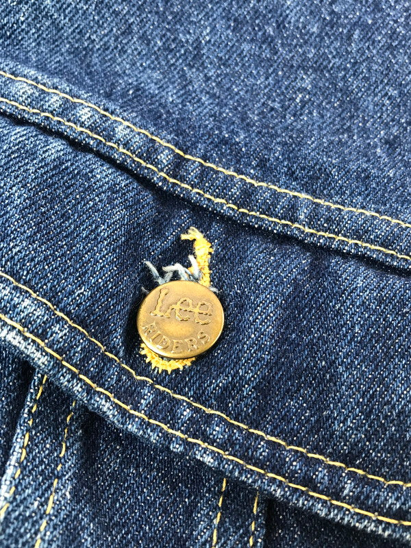 【中古品】【メンズ】 LEE リー 80'S USA DENIM JACKET 220-2647 PATD-153438 80年代 USA製 デニム ジャケット 146-261017-ty-04-tagh サイズ：40 カラー：インディゴ 万代Net店