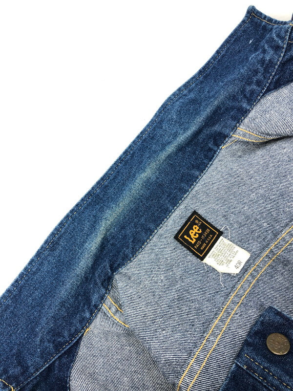 【中古品】【メンズ】 LEE リー 80'S USA DENIM JACKET 220-2647 PATD-153438 80年代 USA製 デニム ジャケット 146-261017-ty-04-tagh サイズ：40 カラー：インディゴ 万代Net店