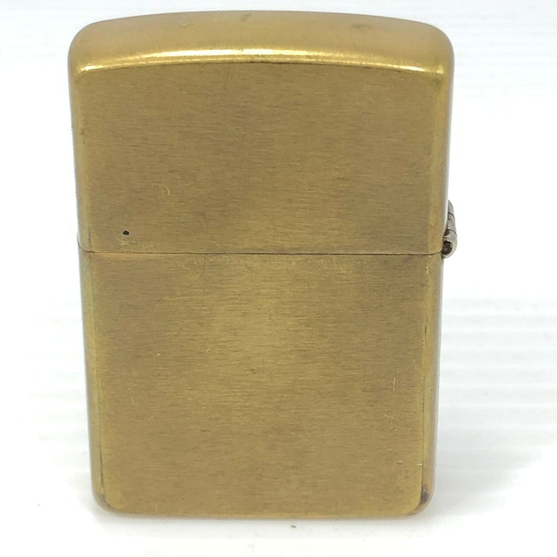 【中古品】【メンズ】 ZIPPO ジッポ BRASS OIL LIGHTER 1989年製 ブラス オイル ライター 喫煙具 206-261030-rt-15-tagh カラー：ゴールド 万代Net店