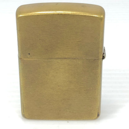 【中古品】【メンズ】 ZIPPO ジッポ BRASS OIL LIGHTER 1989年製 ブラス オイル ライター 喫煙具 206-261030-rt-15-tagh カラー：ゴールド 万代Net店