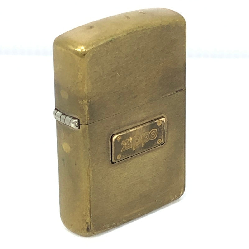 【中古品】【メンズ】 ZIPPO ジッポ BRASS OIL LIGHTER 1989年製 ブラス オイル ライター 喫煙具 206-261030-rt-15-tagh カラー：ゴールド 万代Net店