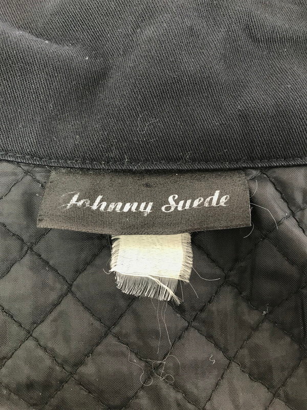 【中古品】【メンズ】 JOHNNY SUEDE ジョニー スエード BLOUSON JACKET ブルゾン ジャケット 146-261017-ty-15-tagh サイズ：不明 カラー：ブラック 万代Net店