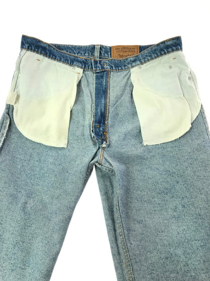 【中古品】【メンズ】 LEVI'S リーバイス 517 DENIM PANTS 20517-0217 デニムパンツ USA製 93年製 オレンジタブ ボトムス 157-261020-na-24-tagh サイズ：W38 L32 カラー：インディゴ 万代Net店