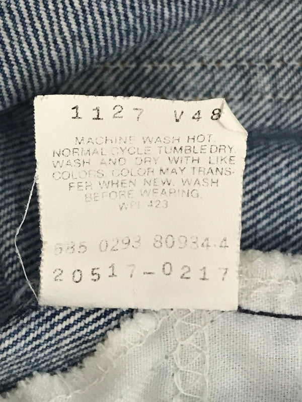 【中古品】【メンズ】 LEVI'S リーバイス 517 DENIM PANTS 20517-0217 デニムパンツ USA製 93年製 オレンジタブ ボトムス 157-261020-na-24-tagh サイズ：W38 L32 カラー：インディゴ 万代Net店