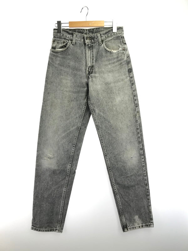 【中古品】【メンズ】 LEVI'S リーバイス 550 BLACK DENIM PANTS 550-4858 ブラック デニムパンツ USA製 92年製 先染め ボトムス 157-261020-na-25-tagh サイズ：W30 L32 カラー：ブラック 万代Net店