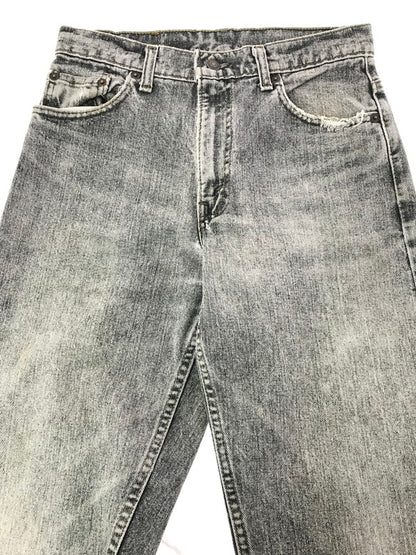 【中古品】【メンズ】 LEVI'S リーバイス 550 BLACK DENIM PANTS 550-4858 ブラック デニムパンツ USA製 92年製 先染め ボトムス 157-261020-na-25-tagh サイズ：W30 L32 カラー：ブラック 万代Net店