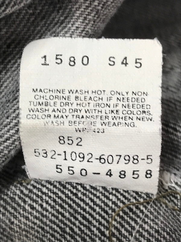 【中古品】【メンズ】 LEVI'S リーバイス 550 BLACK DENIM PANTS 550-4858 ブラック デニムパンツ USA製 92年製 先染め ボトムス 157-261020-na-25-tagh サイズ：W30 L32 カラー：ブラック 万代Net店