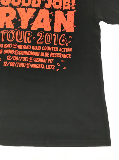 【中古品】【メンズ】 HI-STANDARD ハイスタンダード 2016 GOOD JOB RYAN S/S TEE 2016年 グッジョブ ライアン 半袖 Tシャツ 147-261026-ty-11-tagh サイズ：M カラー：ブラック 万代Net店