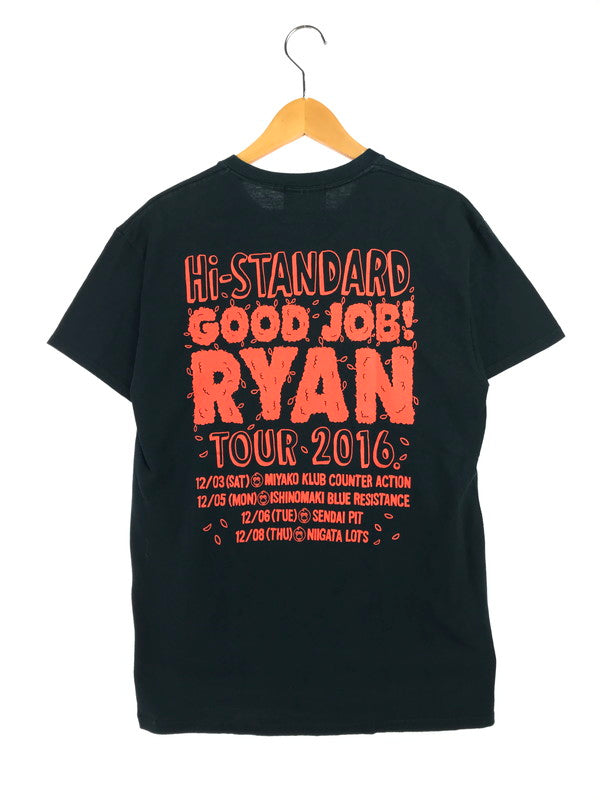 【中古品】【メンズ】 HI-STANDARD ハイスタンダード 2016 GOOD JOB RYAN S/S TEE 2016年 グッジョブ ライアン 半袖 Tシャツ 147-261026-ty-11-tagh サイズ：M カラー：ブラック 万代Net店