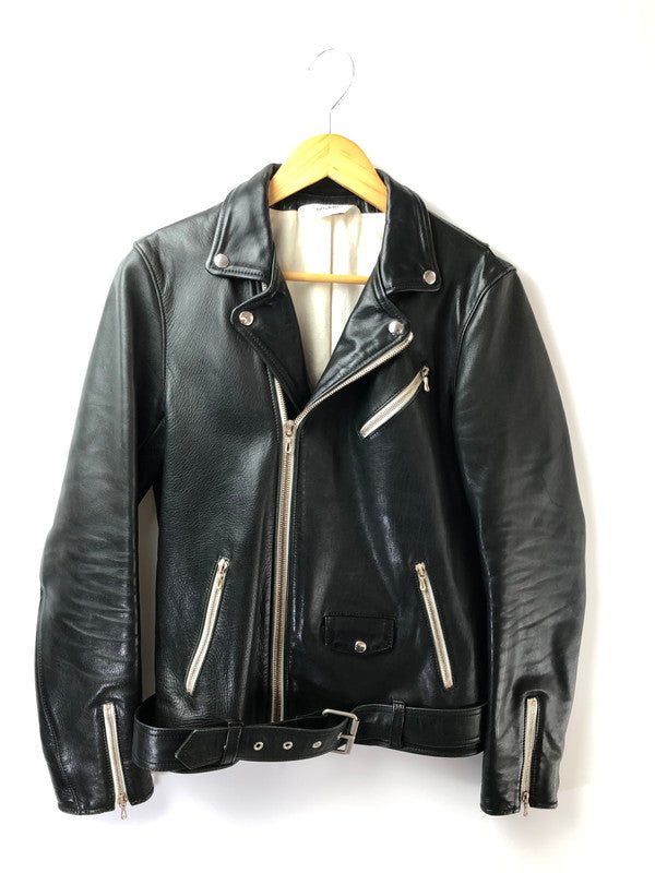 【現状渡し品】【メンズ】 DIGAWEL ディガウェル HORSE LEATHER DOUBLE RIDERS JACKET ホースレザー ダブル ライダース ジャケット アウター 140-261019-ty-01-tagh サイズ：2 カラー：ブラック 万代Net店