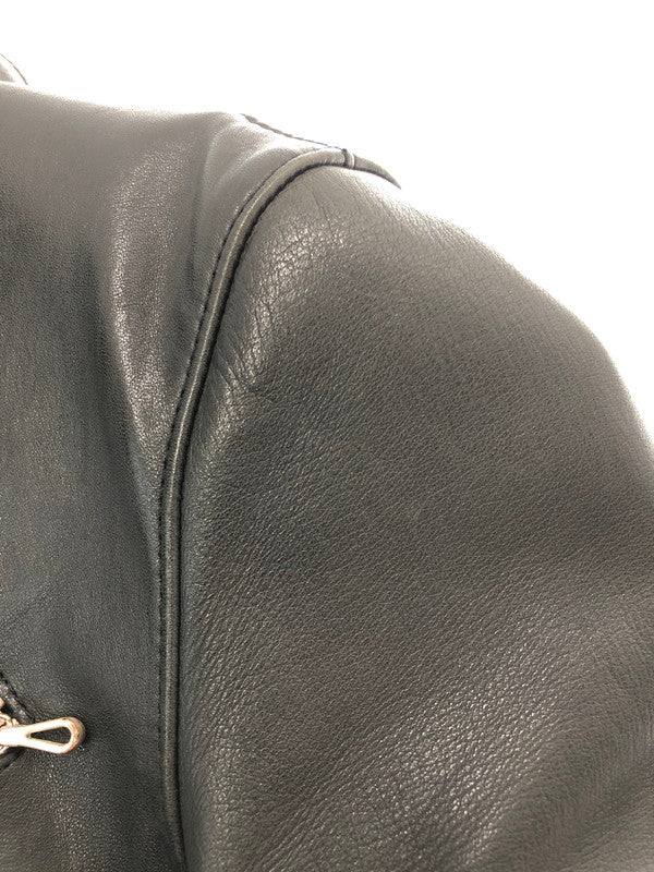 【現状渡し品】【メンズ】 DIGAWEL ディガウェル HORSE LEATHER DOUBLE RIDERS JACKET ホースレザー ダブル ライダース ジャケット アウター 140-261019-ty-01-tagh サイズ：2 カラー：ブラック 万代Net店