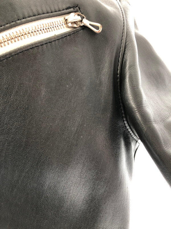 【現状渡し品】【メンズ】 DIGAWEL ディガウェル HORSE LEATHER DOUBLE RIDERS JACKET ホースレザー ダブル ライダース ジャケット アウター 140-261019-ty-01-tagh サイズ：2 カラー：ブラック 万代Net店
