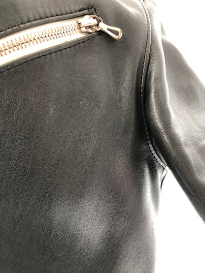 【現状渡し品】【メンズ】 DIGAWEL ディガウェル HORSE LEATHER DOUBLE RIDERS JACKET ホースレザー ダブル ライダース ジャケット アウター 140-261019-ty-01-tagh サイズ：2 カラー：ブラック 万代Net店