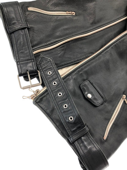 【現状渡し品】【メンズ】 DIGAWEL ディガウェル HORSE LEATHER DOUBLE RIDERS JACKET ホースレザー ダブル ライダース ジャケット アウター 140-261019-ty-01-tagh サイズ：2 カラー：ブラック 万代Net店