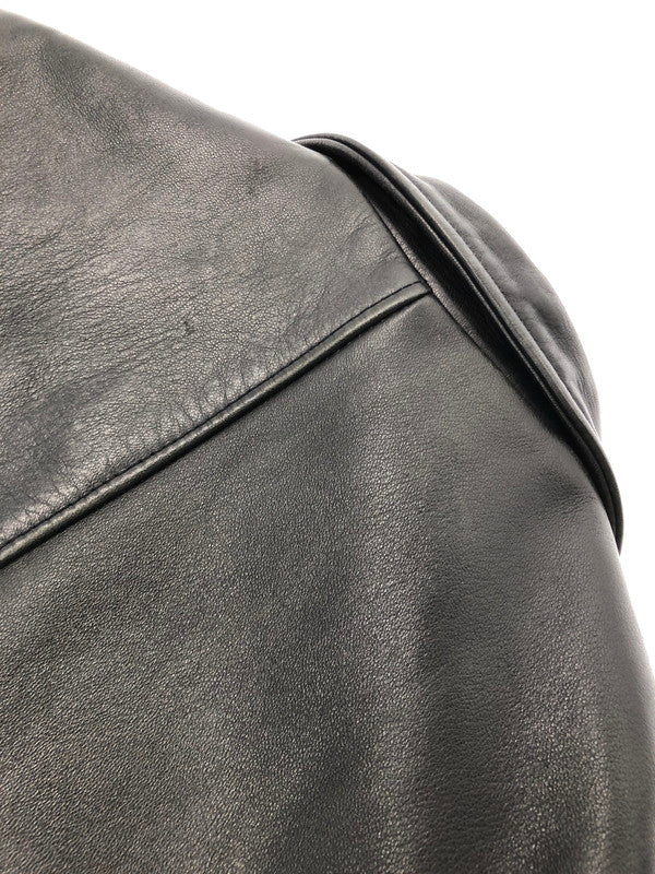 【現状渡し品】【メンズ】 DIGAWEL ディガウェル HORSE LEATHER DOUBLE RIDERS JACKET ホースレザー ダブル ライダース ジャケット アウター 140-261019-ty-01-tagh サイズ：2 カラー：ブラック 万代Net店