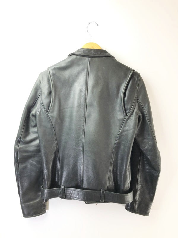 【現状渡し品】【メンズ】 DIGAWEL ディガウェル HORSE LEATHER DOUBLE RIDERS JACKET ホースレザー ダブル ライダース ジャケット アウター 140-261019-ty-01-tagh サイズ：2 カラー：ブラック 万代Net店