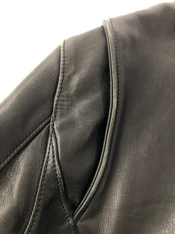 【現状渡し品】【メンズ】 DIGAWEL ディガウェル HORSE LEATHER DOUBLE RIDERS JACKET ホースレザー ダブル ライダース ジャケット アウター 140-261019-ty-01-tagh サイズ：2 カラー：ブラック 万代Net店