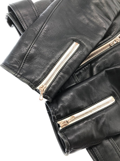【現状渡し品】【メンズ】 DIGAWEL ディガウェル HORSE LEATHER DOUBLE RIDERS JACKET ホースレザー ダブル ライダース ジャケット アウター 140-261019-ty-01-tagh サイズ：2 カラー：ブラック 万代Net店
