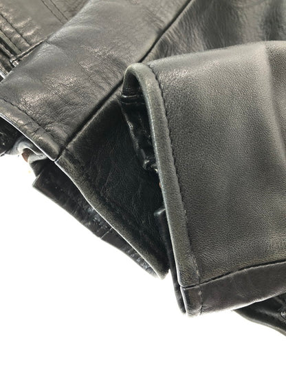 【現状渡し品】【メンズ】 DIGAWEL ディガウェル HORSE LEATHER DOUBLE RIDERS JACKET ホースレザー ダブル ライダース ジャケット アウター 140-261019-ty-01-tagh サイズ：2 カラー：ブラック 万代Net店