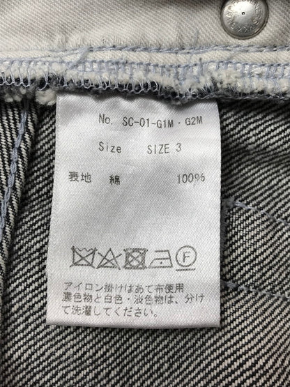 【中古品】【メンズ】 SIMPLY COMPLICATED シンプリーコンプリケイテッド BLACK DENIM PANTS SC-01G1M・G2M ブラック デニムパンツ ボトムス 151-261020-na-21-tagh サイズ：3 カラー：ブラック 万代Net店