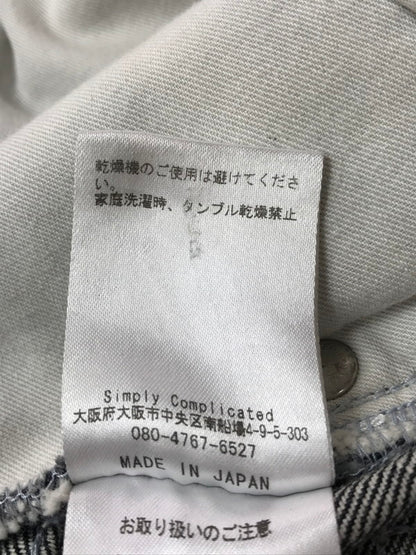 【中古品】【メンズ】 SIMPLY COMPLICATED シンプリーコンプリケイテッド BLACK DENIM PANTS SC-01G1M・G2M ブラック デニムパンツ ボトムス 151-261020-na-21-tagh サイズ：3 カラー：ブラック 万代Net店