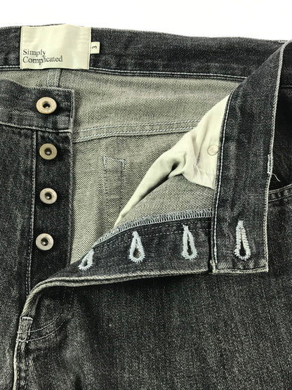 【中古品】【メンズ】 SIMPLY COMPLICATED シンプリーコンプリケイテッド BLACK DENIM PANTS SC-01G1M・G2M ブラック デニムパンツ ボトムス 151-261020-na-21-tagh サイズ：3 カラー：ブラック 万代Net店