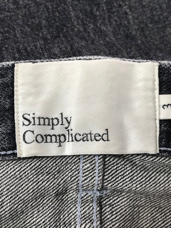 【中古品】【メンズ】 SIMPLY COMPLICATED シンプリーコンプリケイテッド BLACK DENIM PANTS SC-01G1M・G2M ブラック デニムパンツ ボトムス 151-261020-na-21-tagh サイズ：3 カラー：ブラック 万代Net店