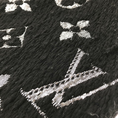 【中古品】【レディース】 LOUIS VUITTON ルイ・ヴィトン ECHARPE LOGOMANIA SHINE NOIR M75833 エシャルプ・ロゴマニア シャイン ノワール マフラー アクセサリー 179-261016-rt-01-tagh カラー：ブラック 万代Net店