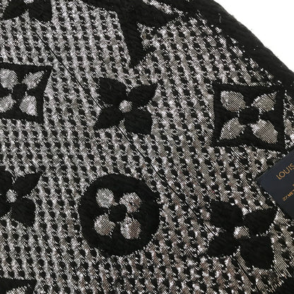 【中古品】【レディース】 LOUIS VUITTON ルイ・ヴィトン ECHARPE LOGOMANIA SHINE NOIR M75833 エシャルプ・ロゴマニア シャイン ノワール マフラー アクセサリー 179-261016-rt-01-tagh カラー：ブラック 万代Net店