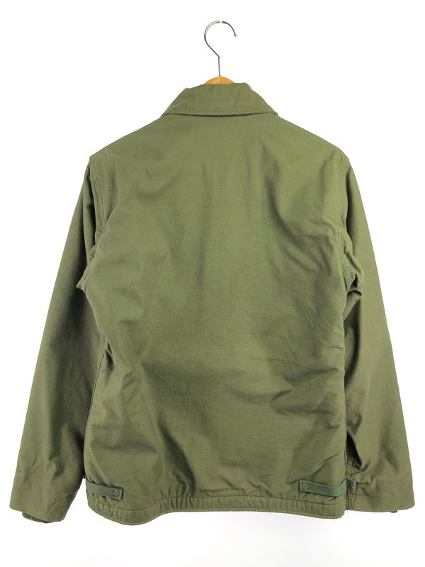 【現状渡し品】【メンズ】 U.S. NAVY アメリカ海軍 70'S A-2 DECK JACKET 8415-753-5611 70年代 デッキジャケット SCOVILLジッパー アウター 146-261024-na-04-tagh サイズ：S カラー：カーキ 万代Net店