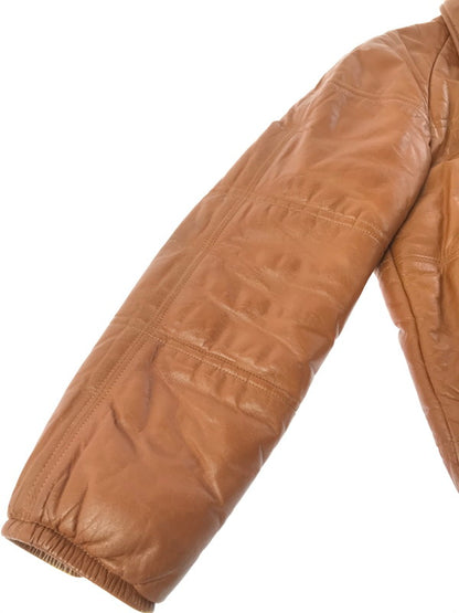 【中古品】【メンズ】 SCHOTT ショット USA製 80'S LEATHER JACKET 80年代 レザー 中綿ジャケット アウター 145-261019-na-20-tagh サイズ：38 カラー：ブラウン 万代Net店