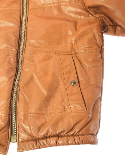 【中古品】【メンズ】 SCHOTT ショット USA製 80'S LEATHER JACKET 80年代 レザー 中綿ジャケット アウター 145-261019-na-20-tagh サイズ：38 カラー：ブラウン 万代Net店