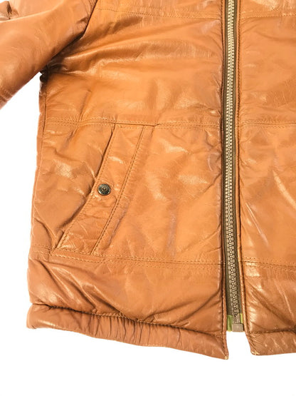 【中古品】【メンズ】 SCHOTT ショット USA製 80'S LEATHER JACKET 80年代 レザー 中綿ジャケット アウター 145-261019-na-20-tagh サイズ：38 カラー：ブラウン 万代Net店