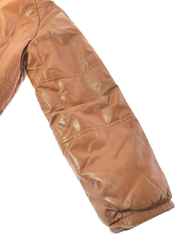 【中古品】【メンズ】 SCHOTT ショット USA製 80'S LEATHER JACKET 80年代 レザー 中綿ジャケット アウター 145-261019-na-20-tagh サイズ：38 カラー：ブラウン 万代Net店