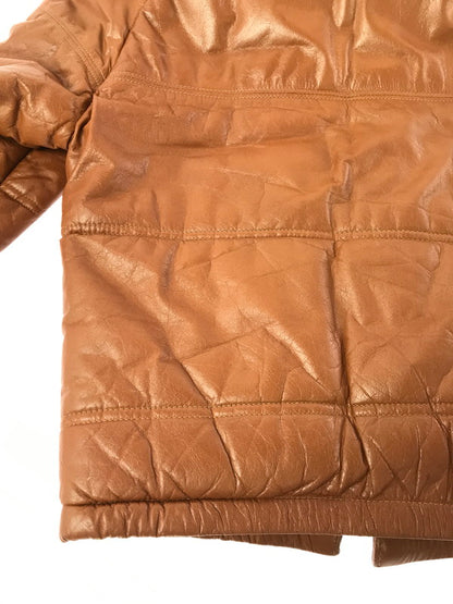 【中古品】【メンズ】 SCHOTT ショット USA製 80'S LEATHER JACKET 80年代 レザー 中綿ジャケット アウター 145-261019-na-20-tagh サイズ：38 カラー：ブラウン 万代Net店