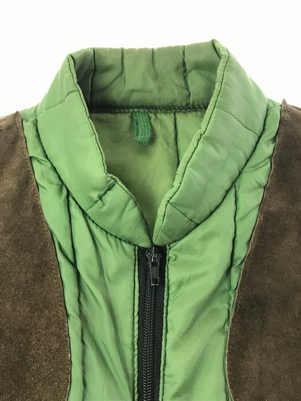【中古品】【メンズ】 BELSTAFF ベルスタッフ 70S-80S QUILTING HUNTING VEST 70年代-80年代 キルティング ハンティング ベスト アウター 146-261020-na-12-tagh サイズ：MED カラー：グリーン 万代Net店