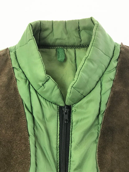 【中古品】【メンズ】 BELSTAFF ベルスタッフ 70S-80S QUILTING HUNTING VEST 70年代-80年代 キルティング ハンティング ベスト アウター 146-261020-na-12-tagh サイズ：MED カラー：グリーン 万代Net店
