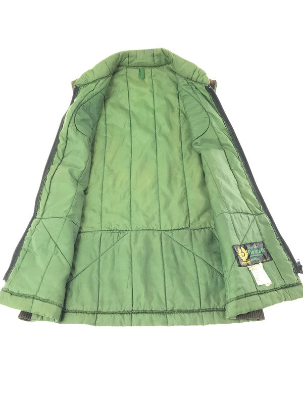 【中古品】【メンズ】 BELSTAFF ベルスタッフ 70S-80S QUILTING HUNTING VEST 70年代-80年代 キルティング ハンティング ベスト アウター 146-261020-na-12-tagh サイズ：MED カラー：グリーン 万代Net店