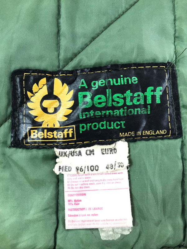 【中古品】【メンズ】 BELSTAFF ベルスタッフ 70S-80S QUILTING HUNTING VEST 70年代-80年代 キルティング ハンティング ベスト アウター 146-261020-na-12-tagh サイズ：MED カラー：グリーン 万代Net店