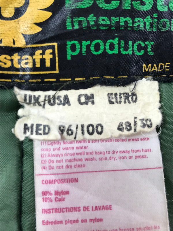 【中古品】【メンズ】 BELSTAFF ベルスタッフ 70S-80S QUILTING HUNTING VEST 70年代-80年代 キルティング ハンティング ベスト アウター 146-261020-na-12-tagh サイズ：MED カラー：グリーン 万代Net店