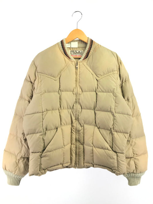 【現状渡し品】【メンズ】 WALLS ウォールズ 80'S-90'S USA DOWN JACKET 80～90年代 USA製 ダウン ジャケット アウター 146-261017-ty-10-tagh サイズ：不明 カラー：ベージュ 万代Net店